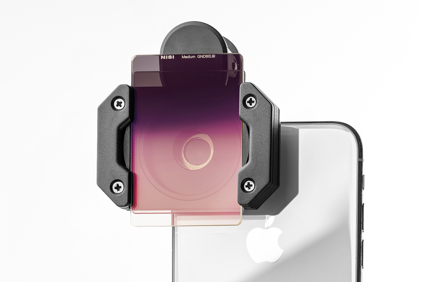 NiSi P1 Halterung auf Smartphone