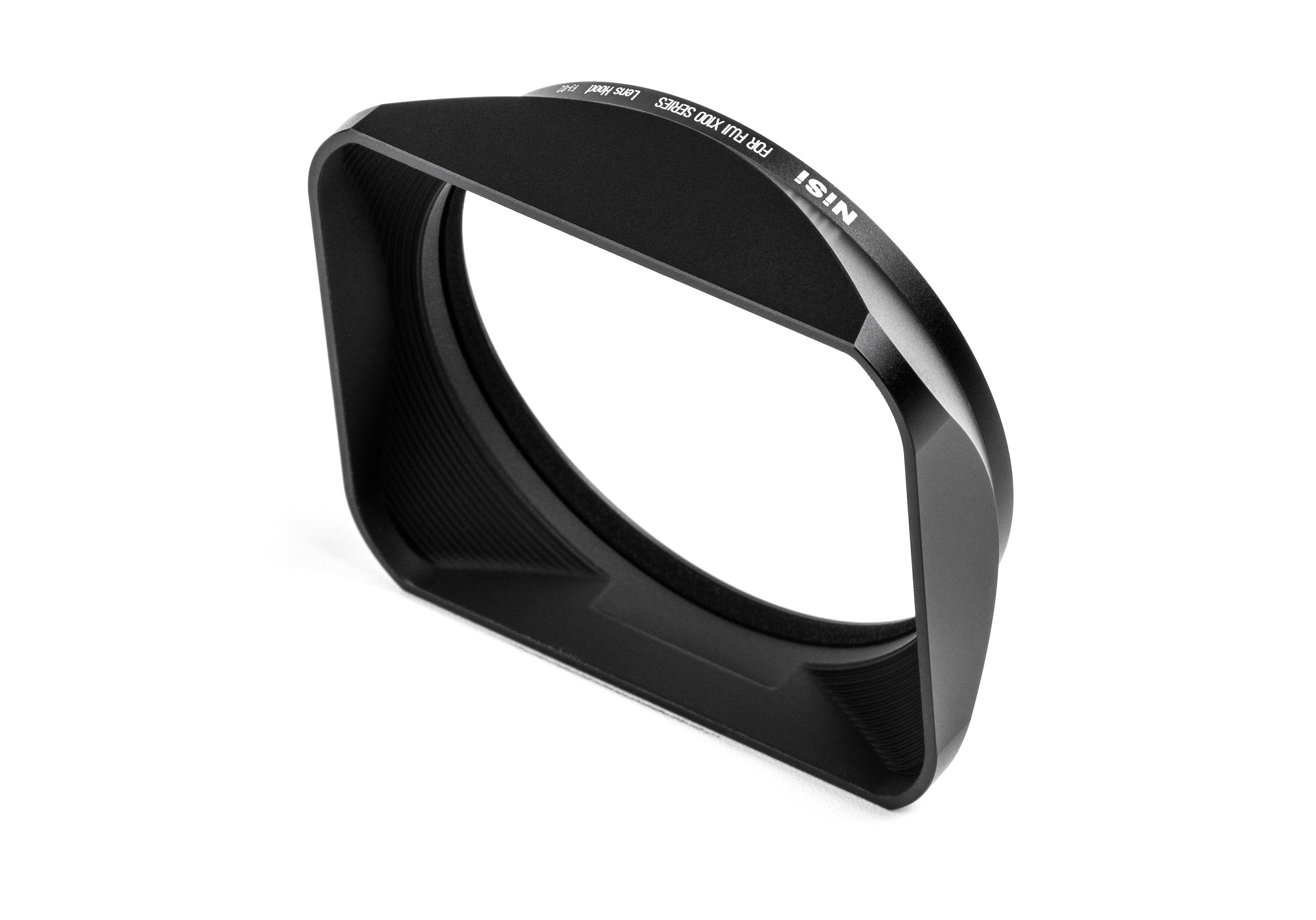 NiSi Lens Hood Kit Sonnenblende in Schwarz ANsicht von vorne Rechts