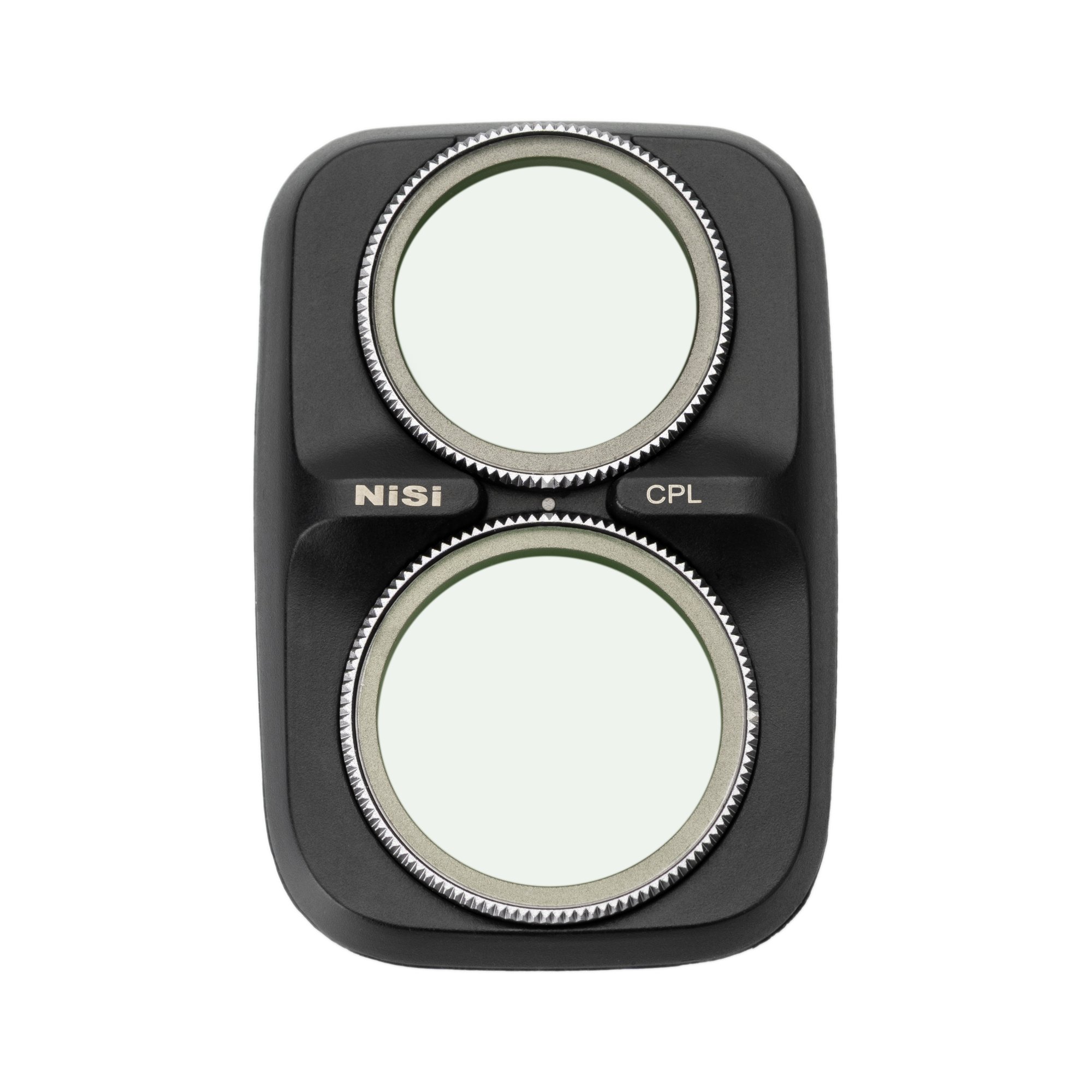 NiSi Professional CPL-Filter für DJI Pocket 4 Pro in Vorderansicht zur Reduzierung von Reflexionen und Spiegelungen.
