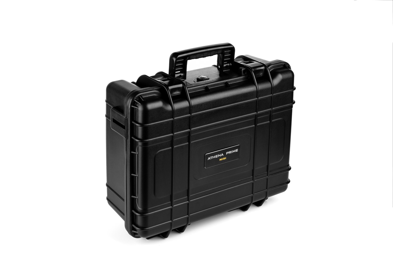 NiSi Athena Prime Hartschalenkoffer für 6  NiSi Athena Prime Objektive, Geschlossen