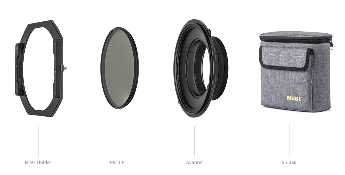 S5 Kit inkl. Pro-CPL für FUJINON XF 2,8/8-16 mm, 150 mm Filterhaltersystem